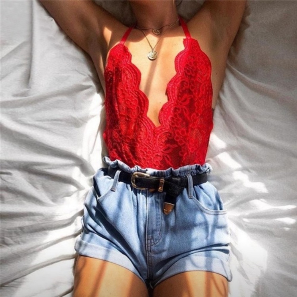 Lace Bodysuit Lingerie